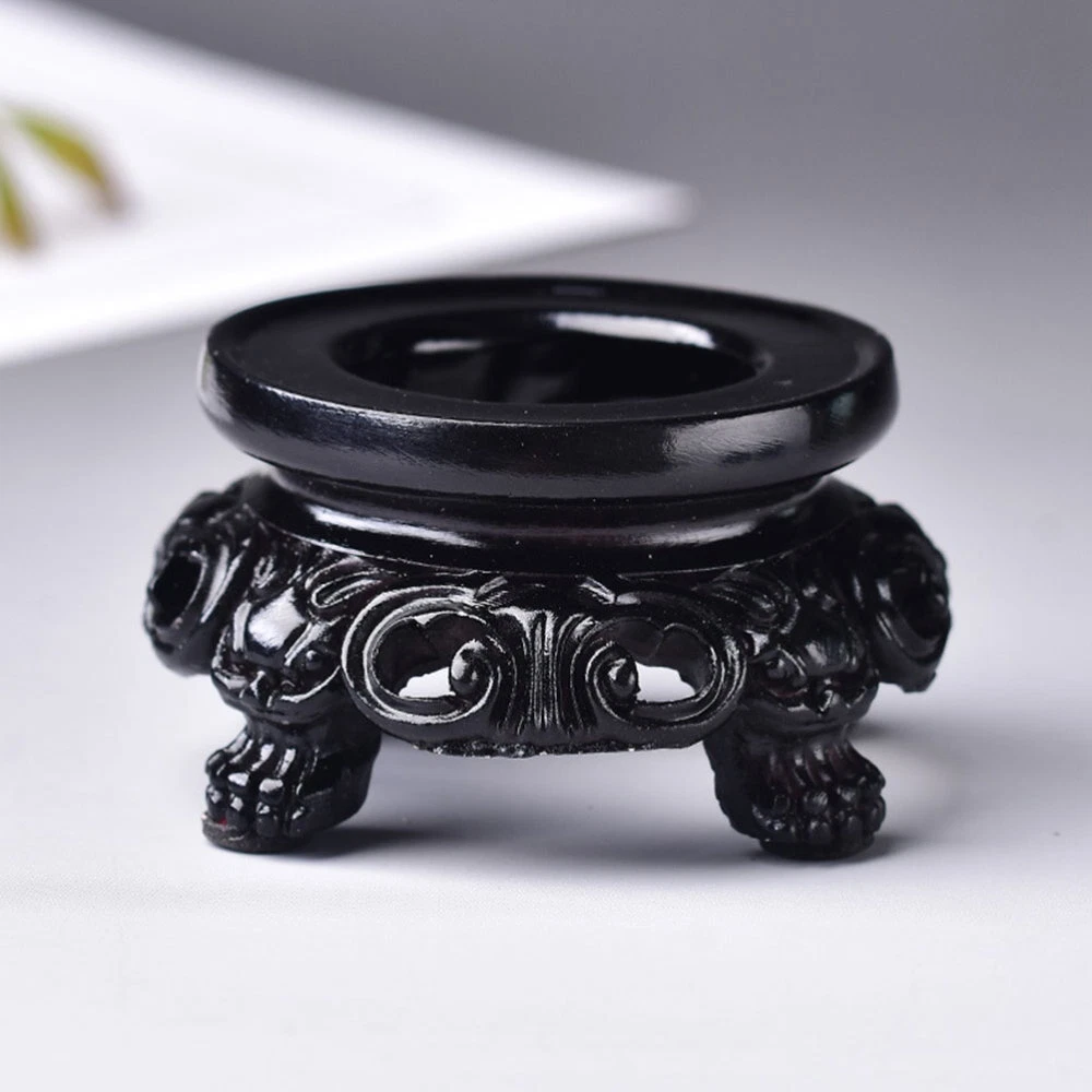 Tumbler Display Turner Crystal Ball Base Small Decor for Desktop
