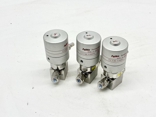 LOT OF 3 Fujikin KP69A000 Pneumatic Valve 021372 Normally Closed Reselle - Picture 6 of 6