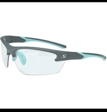 Radians Ladies Shooting Range Eyewear Aqua/Charcoal Frame/Clear Lens WS2310CS