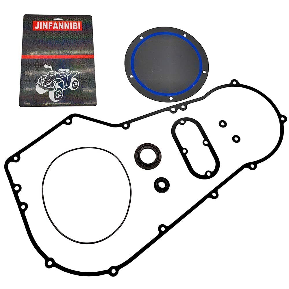 Primary Clutch Cover Gasket Seal Kit for Harley Softail Dyna Road King 1994-2005