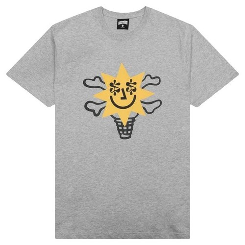 T-shirt Homme Stuff Box Motif Crâne Silent Terror - Noir, Coupe Athlétique - Neuf Avec étiquettes