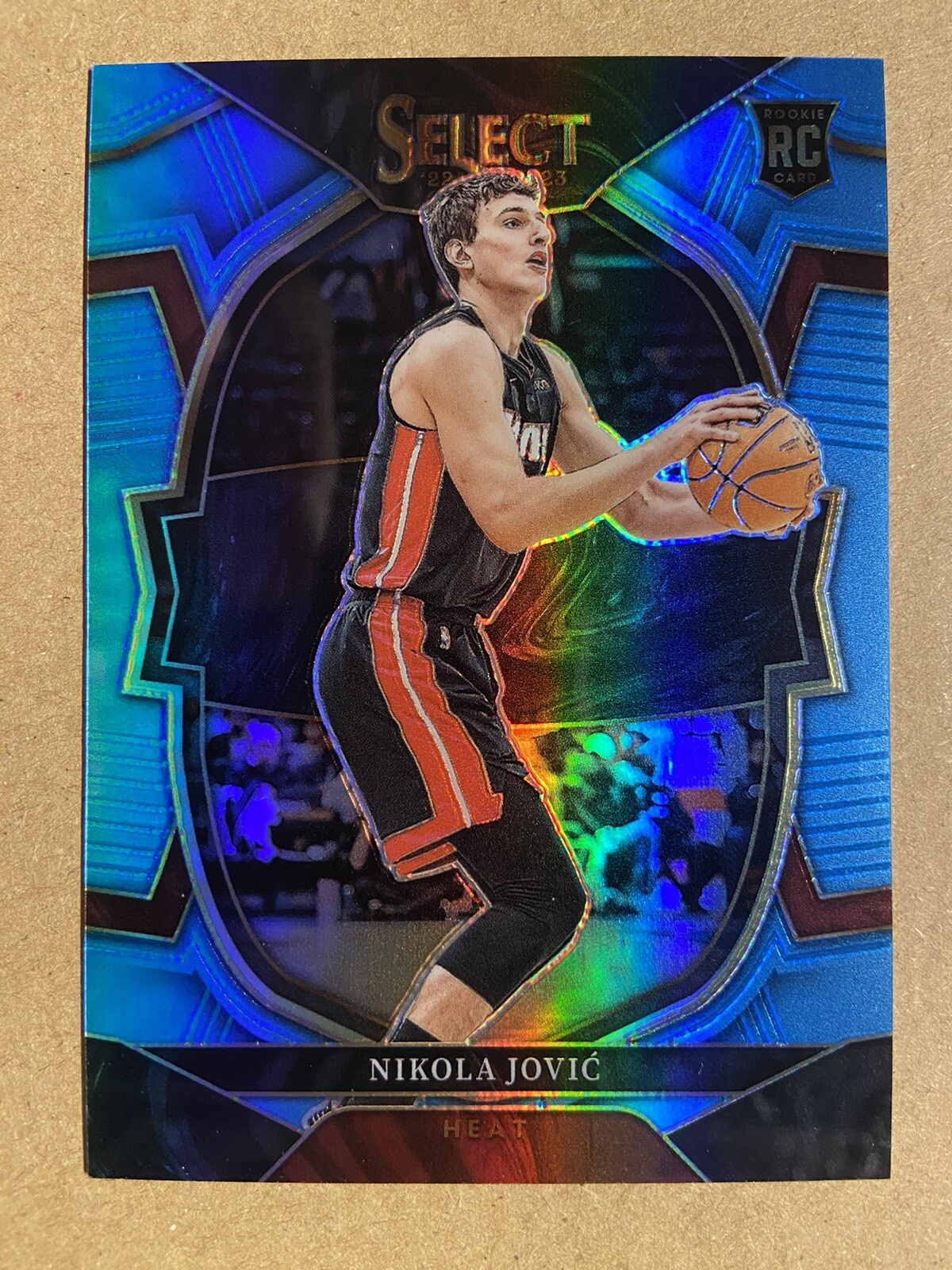 2022-23 PANINI SELECT NIKOLA JOVIC CONCOURSE ROOKIE RC LIGHT BLUE /299 HEAT #91