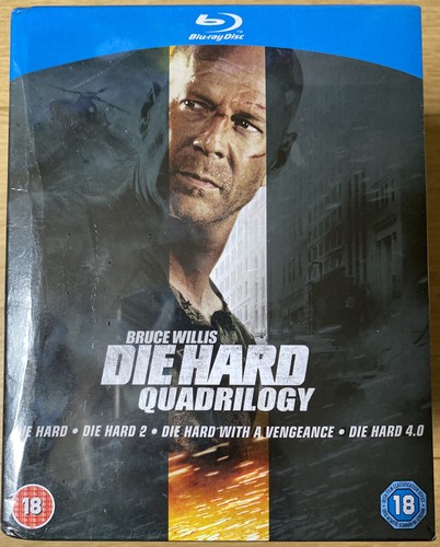 Die Hard Quadrilogy (Blu-ray, 2012) 4-Disc Set NEU versiegelt