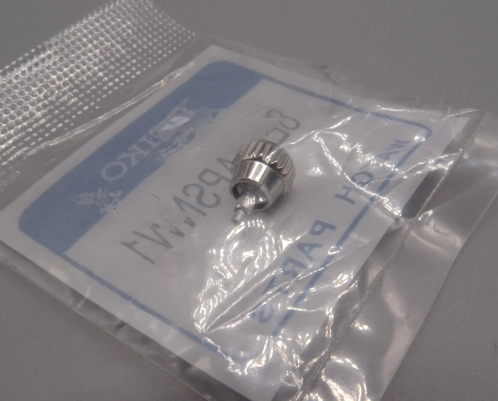 Seiko Crown 6.5MM Part Number 8E65APSNW1 Fits SNAE63P1 eBay