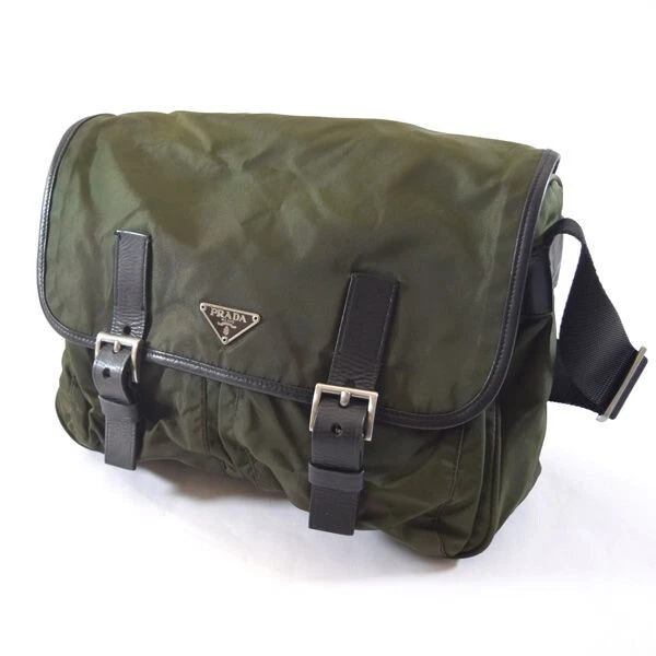 Prada Green Shoulder Bags