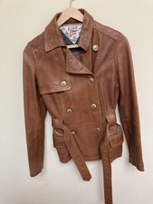 Hilfiger Denim Leather Jacket Small