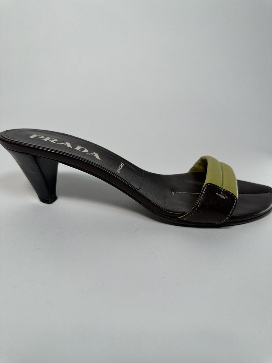 【K】PRADA Leather Low Heels Women's Prada Low & Kitten Heels | Nordstrom