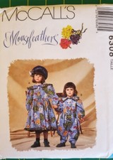 McCall's Pattern 6308 "Mousefeathers" Girl's Dress, Jumpsuit Uncut