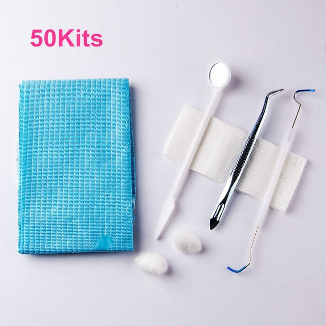 50 Kits Disposable Dental instrument Professional Tools Examination 7