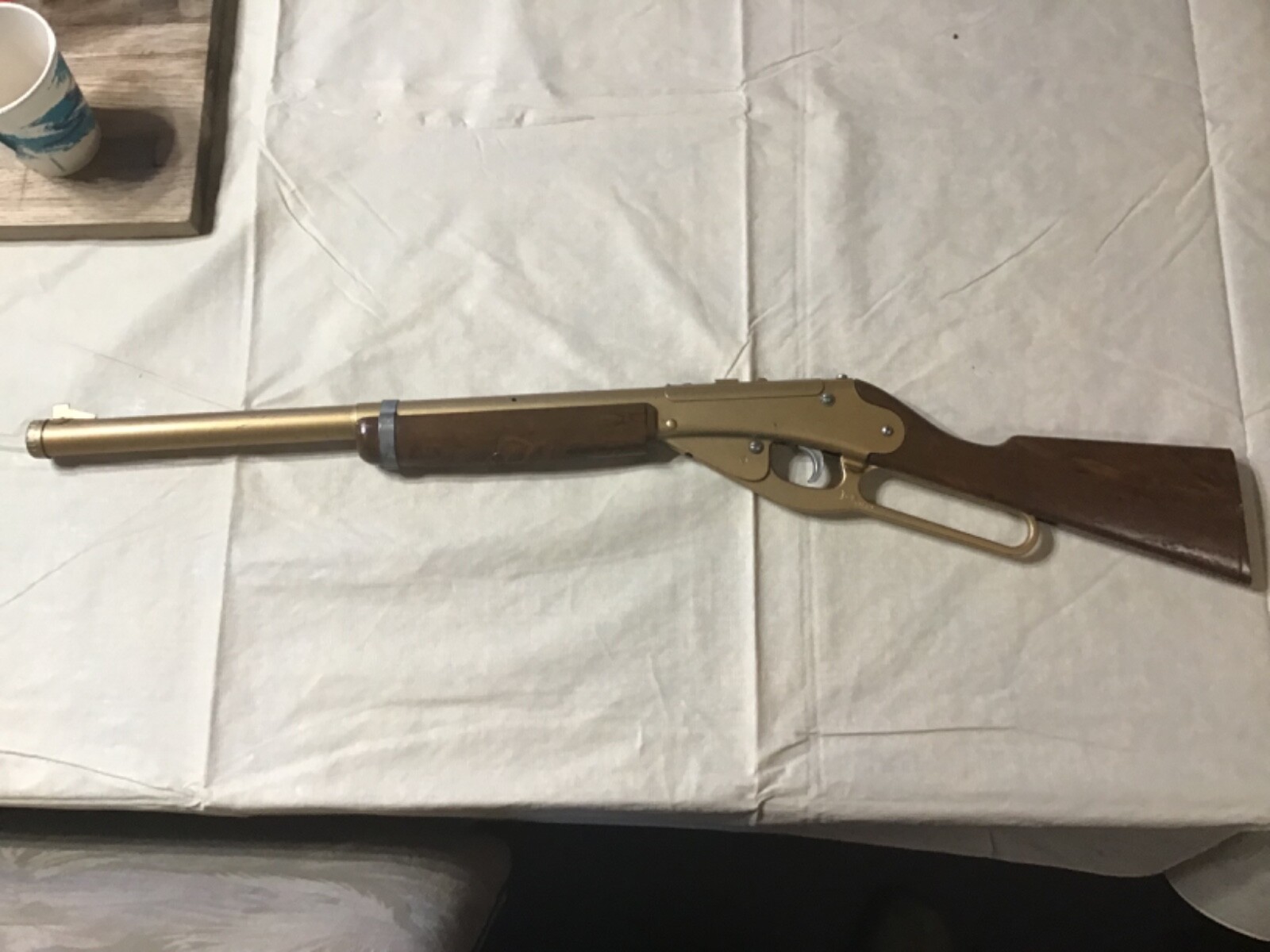 Vintage Daisy Golden Eagle Model 104 Lever Action Rifle BB Gun working