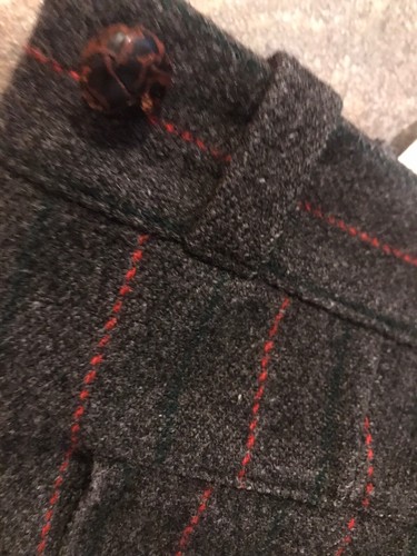LL Bean Wool Pants Hiking Camp RV Cabin UpNorth 60s Old Label - Picture 7 of 12