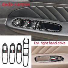 For Alfa Romeo 159 Brera Spider 2004-11 RHD Window Lift Switch Trim Carbon Fiber