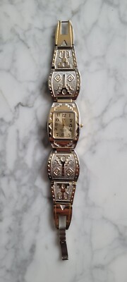 DL deluxe quartz 18k gold electro plated japan quartz