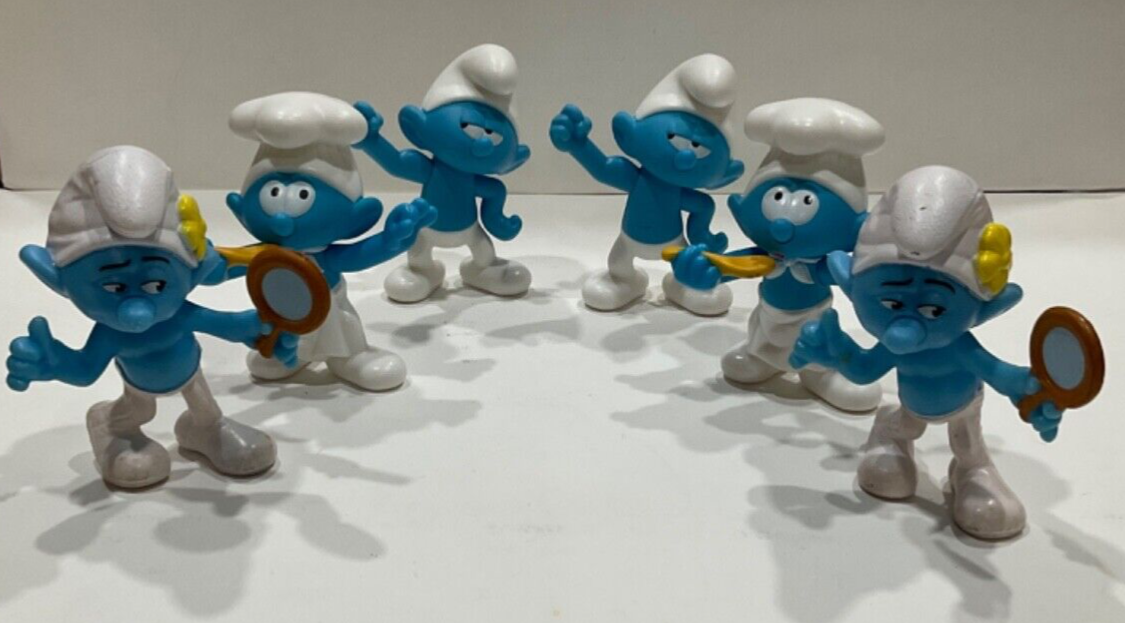 Smurfs Figures McDonalds Happy Meal 2017- 2018 LOT of 15 plus 2