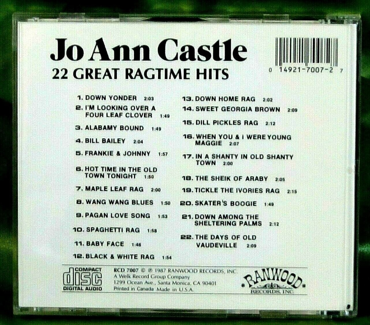 50's 60's Pop Female Vocal - Jo Ann Castle - 22 of The Greatest