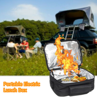 Personal Car Instant Thermo Food Container Bag Electric Lunch Box Heat Warmer