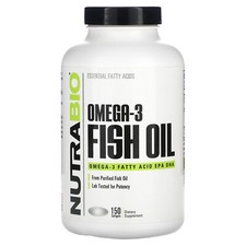 Omega-3 Fish Oil, 150 Softgels (1,000 mg per ...