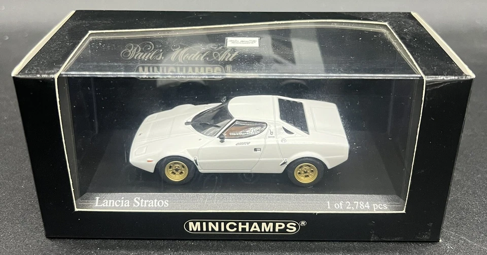 Minichamps 1/43 Lancia Stratos 1974 White 430125025 - Image 3 of 4