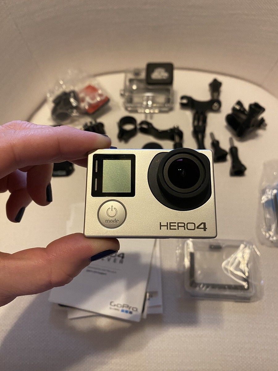 GoPro HERO4 Action Camera - Silver With ACCESSORIES 818279012774| eBay