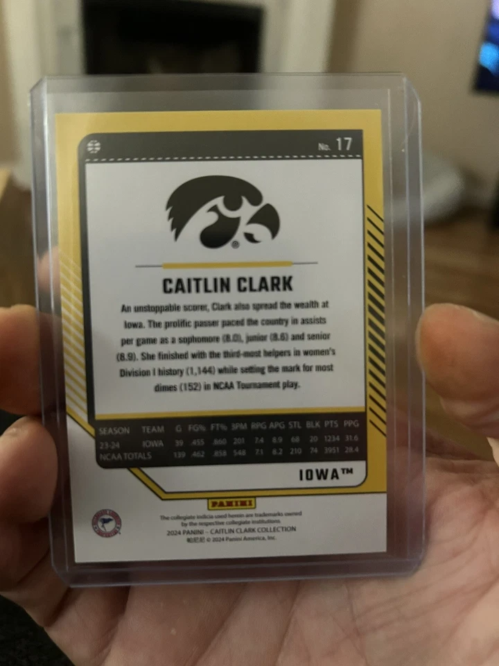 2024 Panini Donruss Caitlin Clark #17 /399 RARE 🔥 - Image 4 of 4