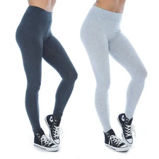 Women & Plus Soft Cotton Active Stretch Ankle Length Lightweight Leggings