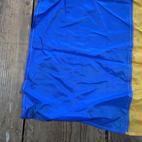 Vintage Seefahrt Kilo 20x30 Signal Flagge Segeln Maritim Buchstabe K Nylon Internationa - Bild 6 von 12