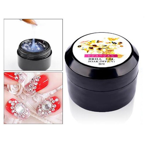 Personal Nail Glue Nail Art Gem Diamond Decoration DIY Drill Gel Tools - Picture 5 of 12