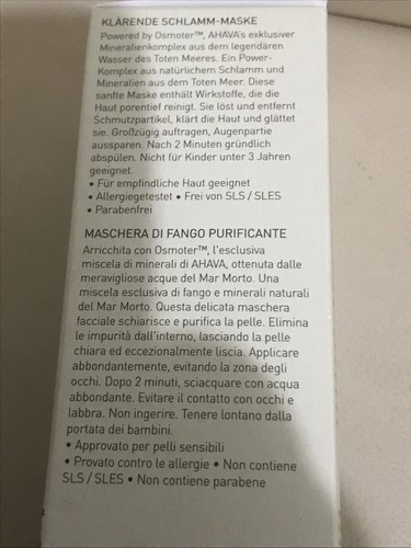 Ahava Dead Sea Time To Clear - Purifying Mud Mask - 100ml - Picture 4 of 9