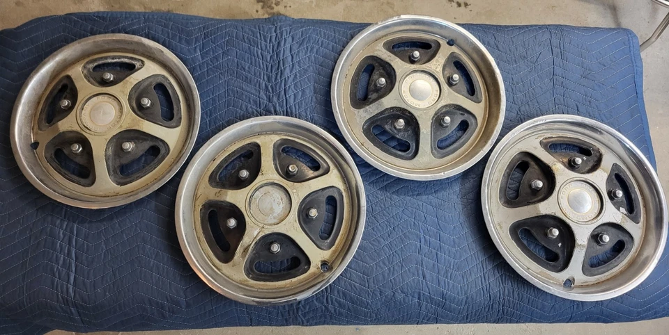 Set of 4 1973-1979? Ford Bronco? Ranger F100? Pickup Truck Hubcaps Wheel Covers - Изображение 2 из 4