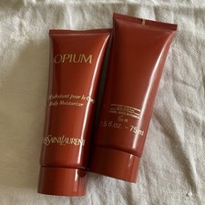 VINTAGE YSL OPIUM BODY MOISTURISER 75ml (x2)