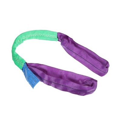  Lifting Slings Straps, 1 Pcs Polyester 3ft Heavy Web Slings 2204lbs Purple