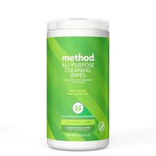 Plant-Based Compostable Cleaning Wipes 70 Count Multi-Surface Citrus Scent New