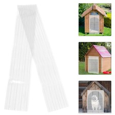  PVC Dog House Door Large Flap Replacement Cat Strips Draft Resistant Pet