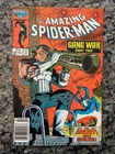 Amazing Spider-Man #285 Punisher Gang War Newsstand Part Two! Marvel 1987