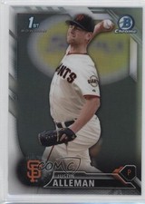 2016 Bowman Draft Chrome Draft Picks Refractor Justin Alleman #BDC-71 1d4
