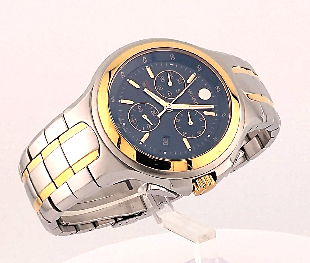 Movado Men's Series 800 Chronograph 2-Tone Watch 81.C5.1897.0 Sale