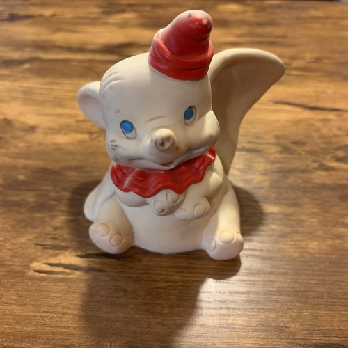 Vintage DELL Dumbo 5" Rubber Squeak Toy Figure WDP Disney 1960s
