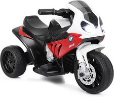 HONEY JOY Kids Motorcycle, Licensed BMW 6V Battery Powered Ride On Motorcycle w/