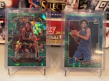 Derick Lively Green Rookie Lot (Select Cracked Ice, Rated Rookie) *MAVS*