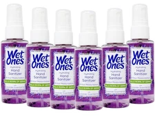 Wet Ones Hydrating Hand Sanitizer Mist, Lavender, 1.95 oz - 6 Pack