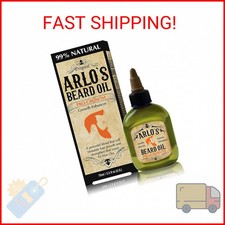 Arlo's 99 Natural Original Beard Oil, Pro-growth Growth Enhancer, 2.5 Fluid Oun