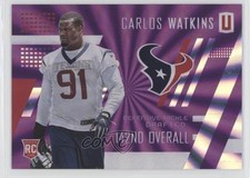 2017 Panini Unparalleled Class of Rookie Purple 79/149 Carlos Watkins #274 0b2