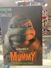 NECA TMNT X Universal Monsters Michelangelo As The Mummy Ultimate Sealed