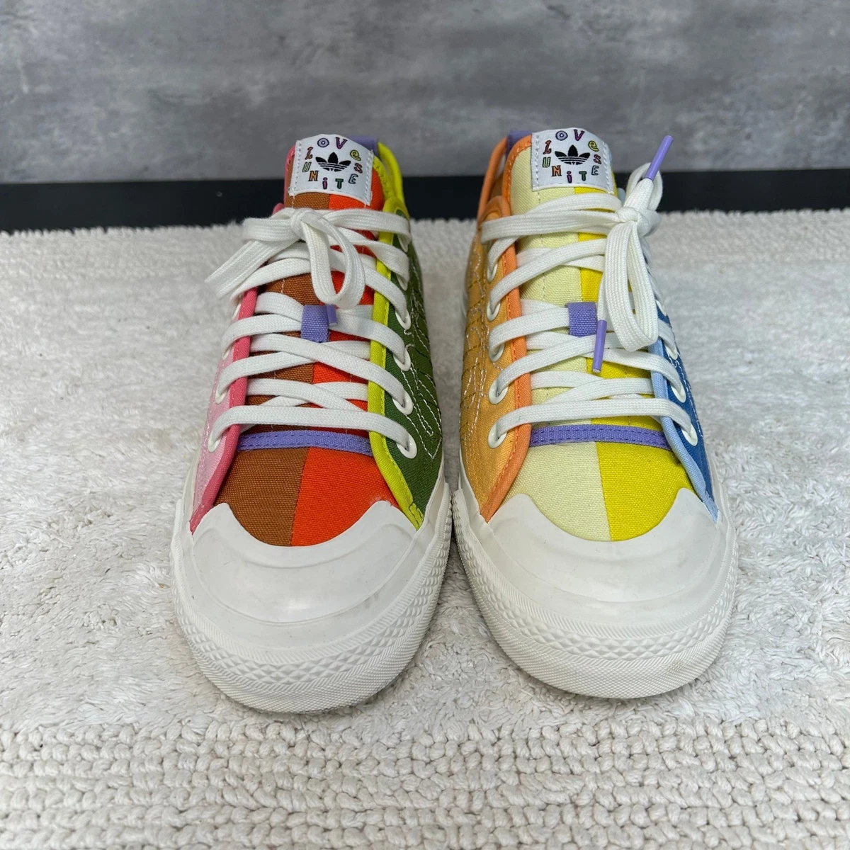 Vintage Adidas Y2K Low Profile Sneakers Soccercore White Gold Mens 9.5 il_fullxfull.7630870557_2e75.jpg main image 4