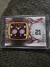 2022 Leaf In The Game Used Ring Leaders Paul O’Neill /25 relic Jersey card RL-23