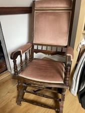 colonial wooden rocking chair used