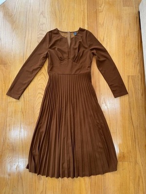rust floral midi dress Lady Black Tie - Fall Floral Satin Midi Dress - Rust