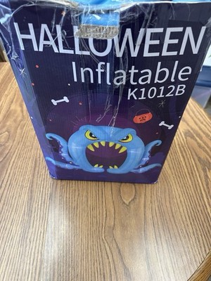 Halloween Inflatable Blow-Up Archway Blue Monster 16' wide 8' tall Octopus Arch