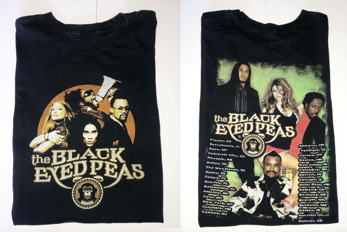 Vintage The Black Eyed Peas Tour T-Shirt Unisex All Size RI_329 | eBay