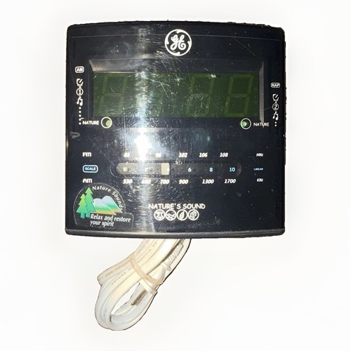 GE Nature's Sound Snooze Clock Radio Alarm (Tested/Works)
